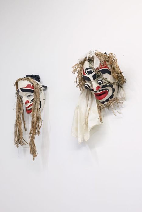 Ceremonial masks by Beau Dick