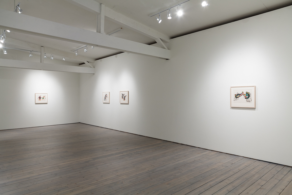 Installation view of Chief Henry Speck at Macaulay & Co Fine Art